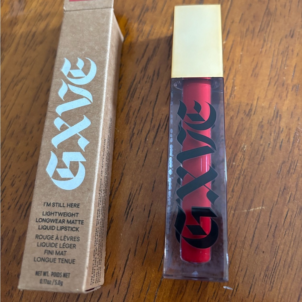 GXVE I'm Still Here Matte Liquid Lipstick - Red